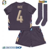 Maglie da calcio Inghilterra Declan Rice #4 Seconda Maglia Bambino Europei 2024 Manica Corta (+ Pantaloni corti)